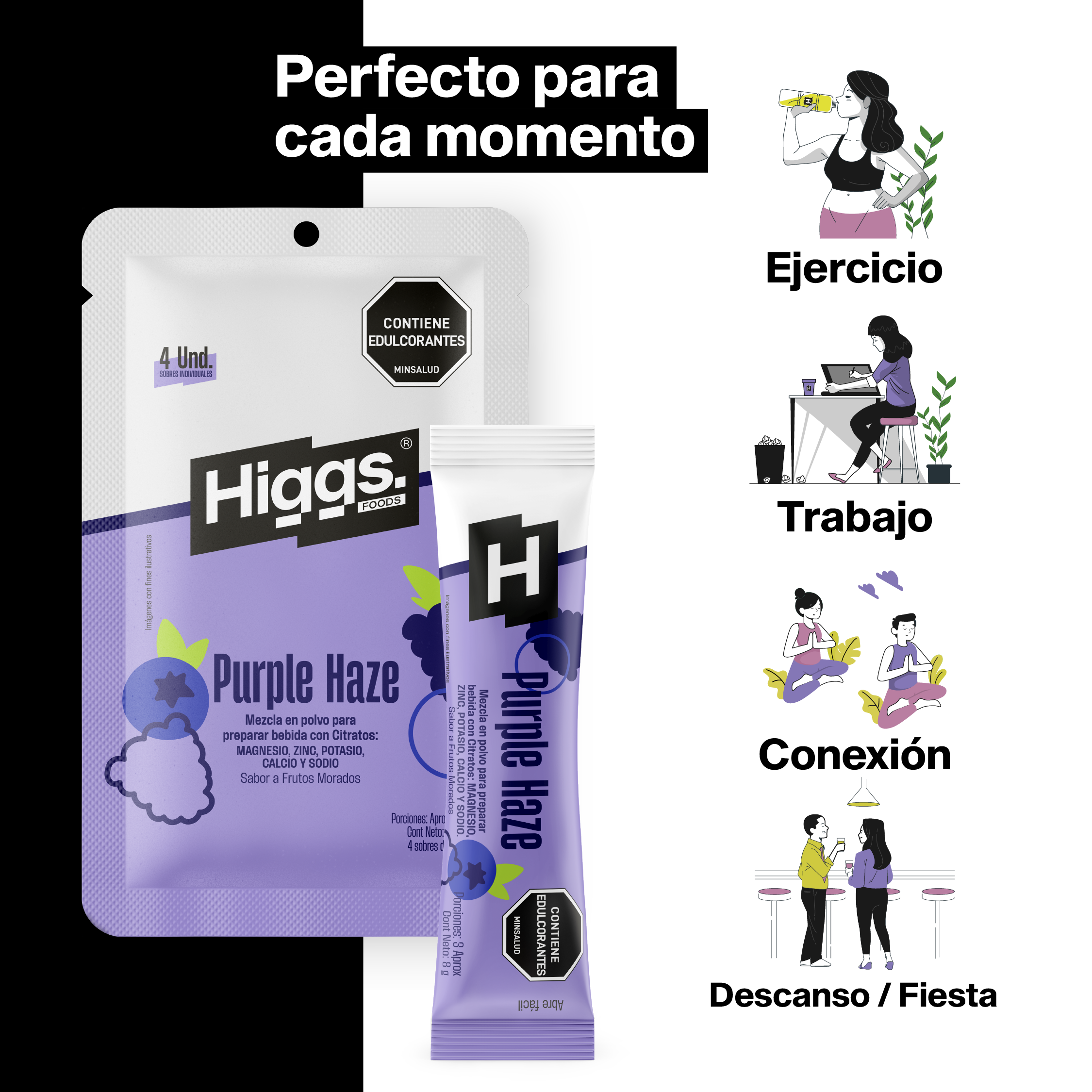 Pack x4 unidades - Purple Haze